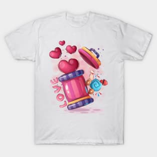 Love Discarded: Signs of Affection Enter the Trash Bin 🚮❤️ T-Shirt